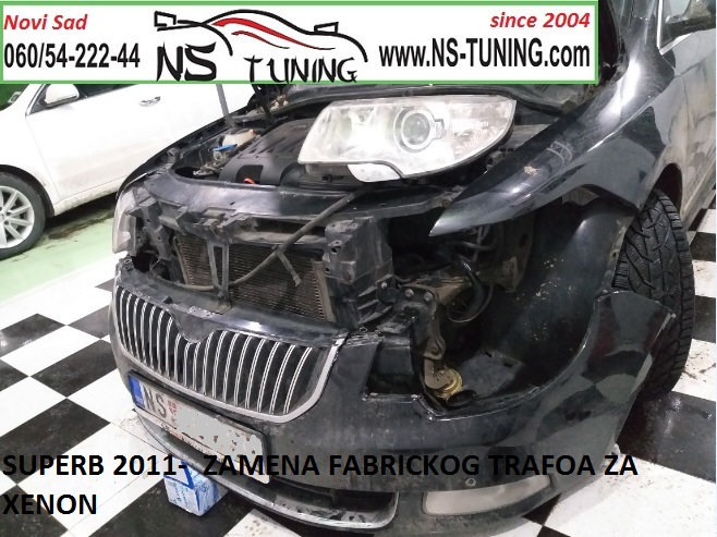 skoda superb 2009 2010 2011 2012 godiste trafo hella 5dv009000 d1s sijalica ugradnja novi sad ns tuning